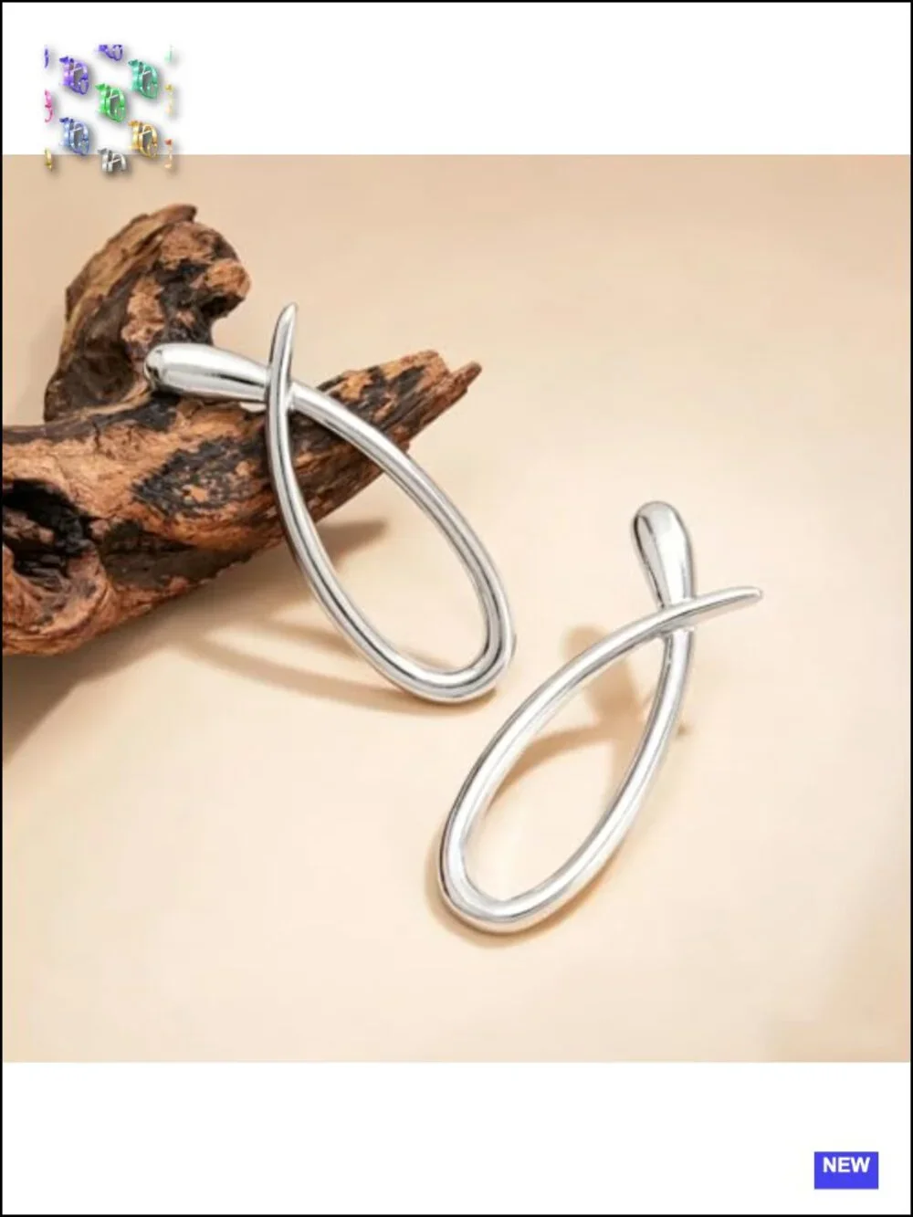 Gold Geometric Statement Earrings, Irregular Snake Dangle Stud Earrings for